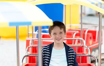 Mini-train rides offering whimsical tours around the event venue